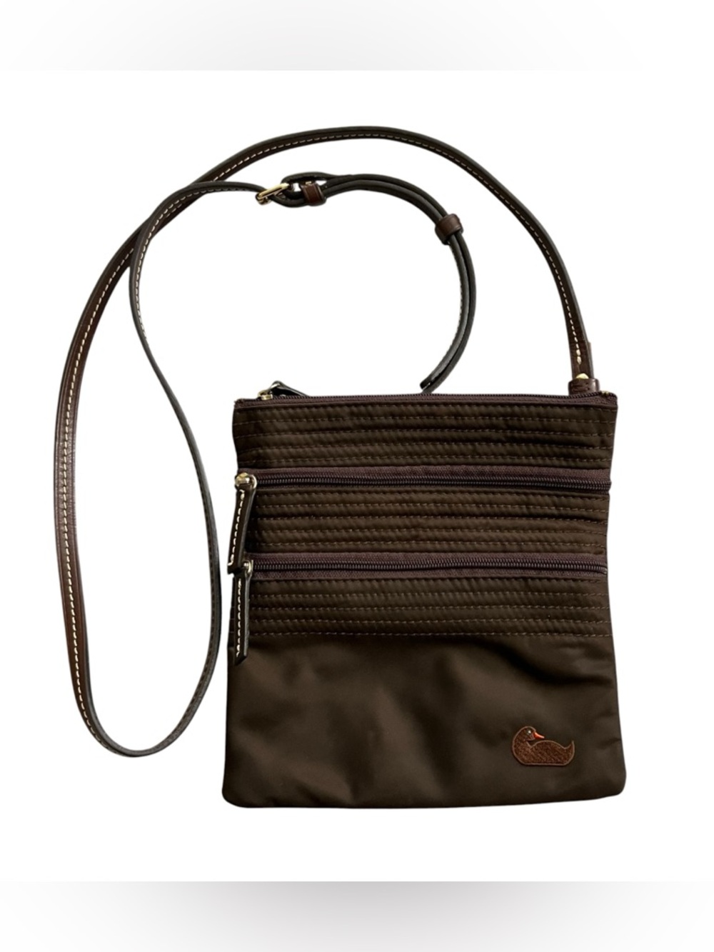 Dooney & Bourke Nylon North South Triple Zip Crossbody
